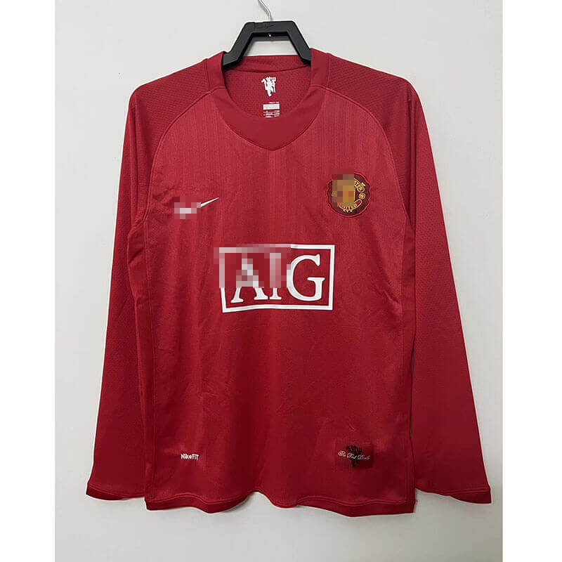 Camiseta Manchester United Retro 07/08 Home ML